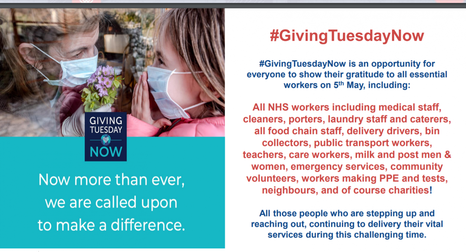 Giving Tuesday 5th May 2020 Stc Payroll Giving 2657